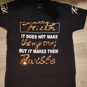 Women's Sequin Graphic Tee